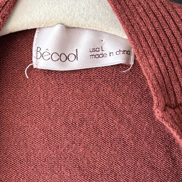 Women's size Large | Rust (ish) color Sweater/cardigan - Picture 3 of 4